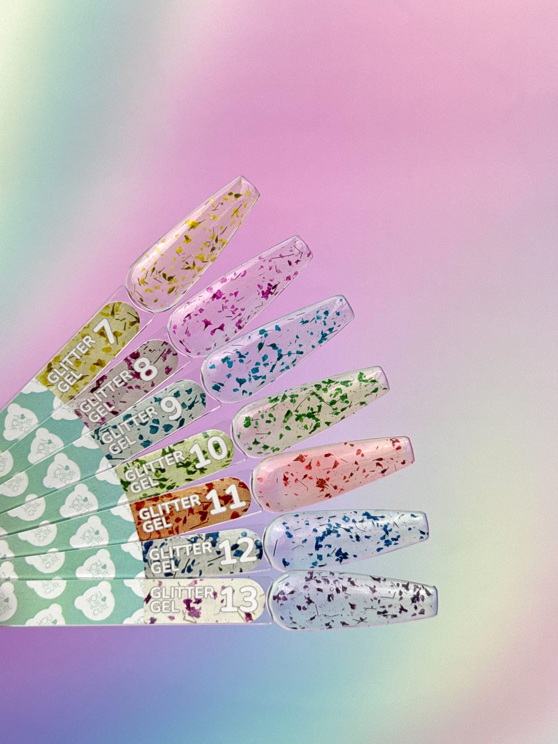 Glitter Gel Nail Polish № 11, 5ml