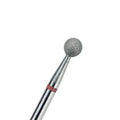 TOUCH diamond Ball nail drill bit red 4.0 mm (D040D-F)