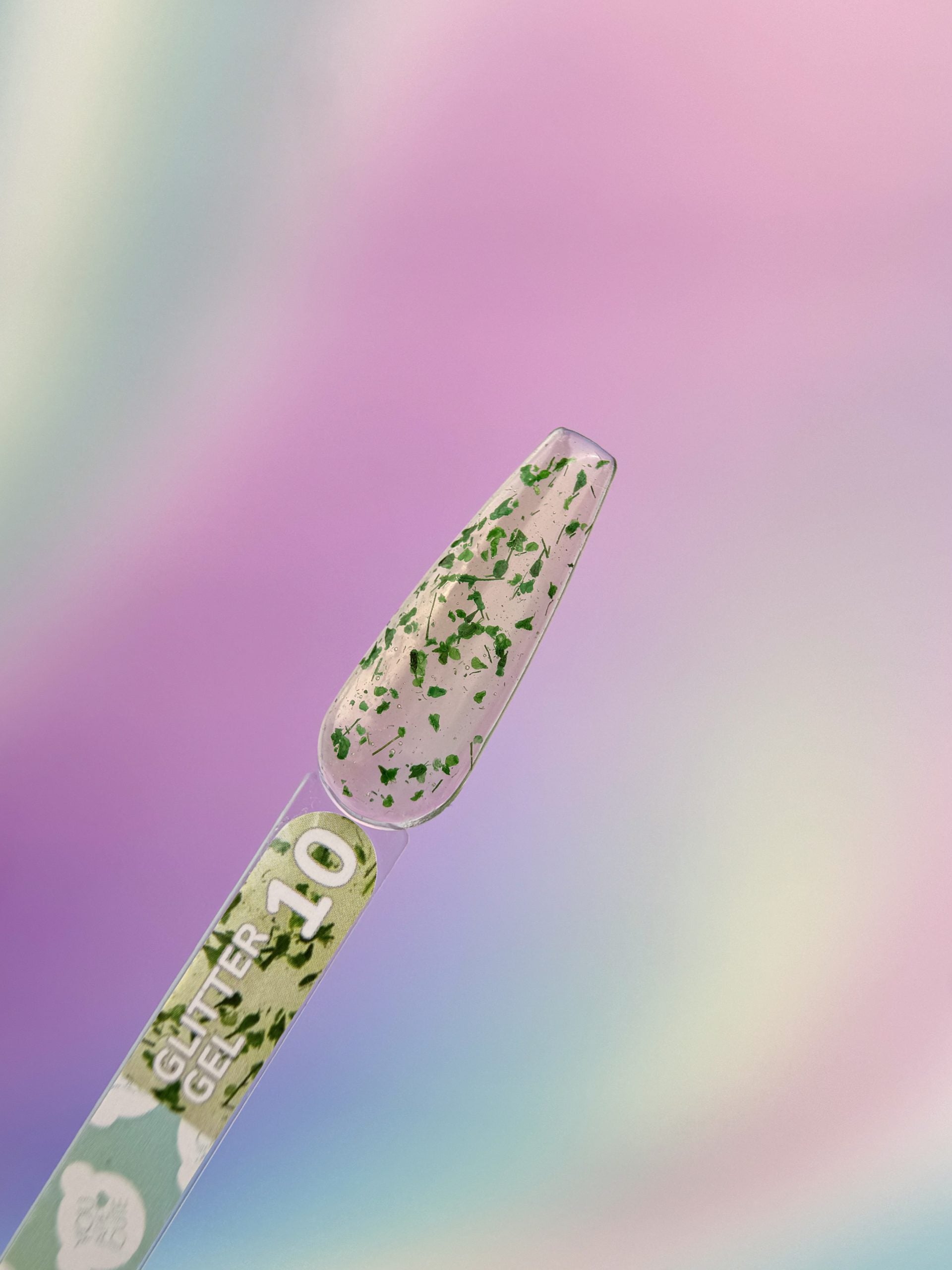 Glitter Gel Nail Polish № 10, 5ml