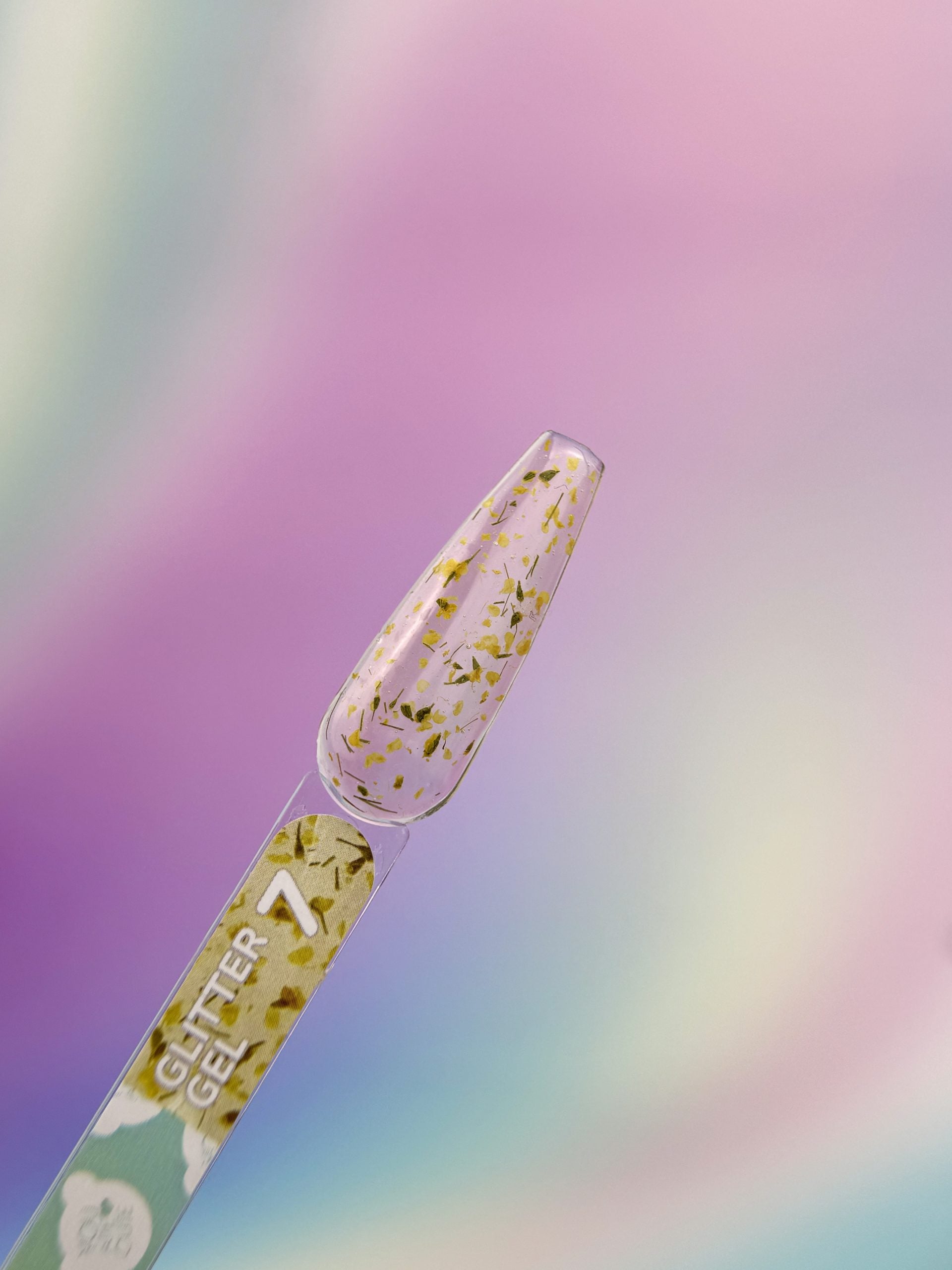 Glitter Gel Nail Polish № 7, 5ml
