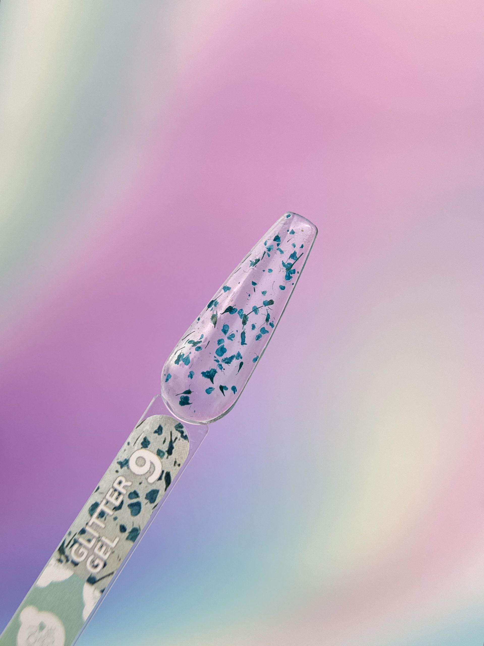 Glitter Gel Nail Polish № 9, 5ml