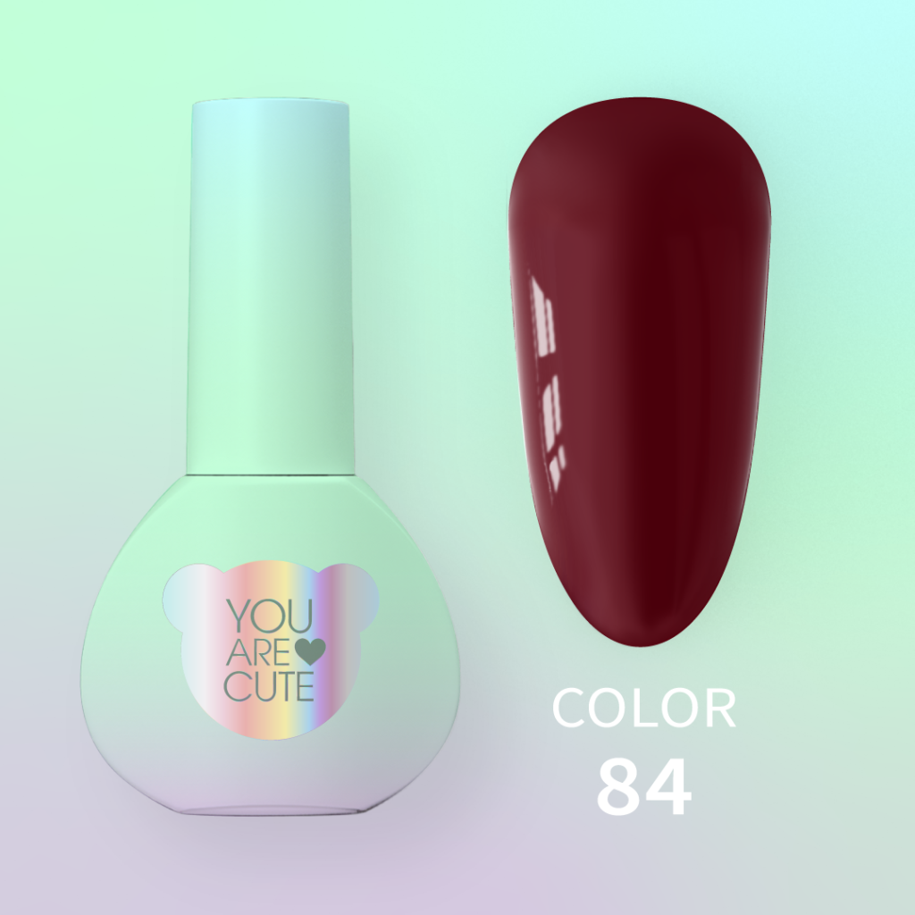 Gel polish Color №84, 5ml